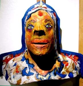 THEA-Mixed-Media-Sculptural-Rice-Paper-Mask-by-Phyllis-Tracy-Malinow